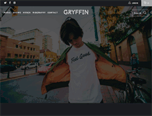 Tablet Screenshot of gryffinofficial.com